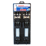 Ultimate SecureLoad Heavy-Duty 1 1/4" x 16' Ratchet Tie Downs with Double J Hooks