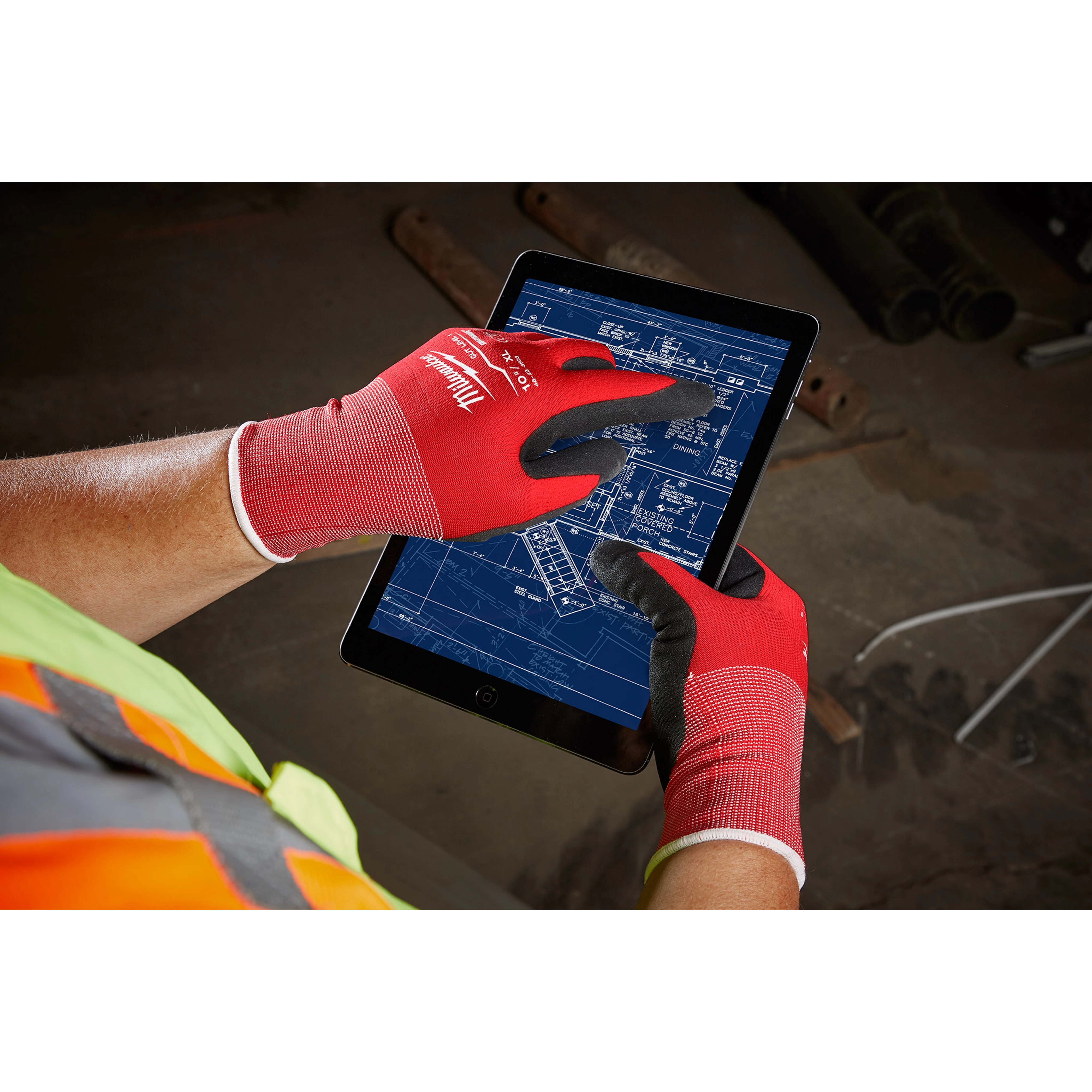 Milwaukee Cut Level 1 Nitrile Dipped Gloves (E Series)