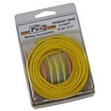 Pico 81162PT 16 AWG Yellow Primary Wire Copper Stranded Conductor With PVC Jacket 25ft/pk
