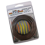 Pico 81166PT 16 AWG Brown Primary Wire Copper Stranded Conductor With PVC Jacket 25ft/pk