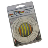 Pico 81187PT 18 AWG White Primary Wire Copper Stranded Conductor With PVC Jacket 35ft/pk