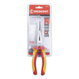 Crescent 8" VDE Insulated Long Nose Pliers