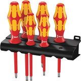 Wera Tools 5006145001 160 i/6 Rack Screwdriver set Kraftform Plus Series 100 + Rack, 6 pieces
