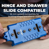 Kreg KMA3225 Shelf-Pin Jig 1/4" (6 mm) - Shelf Pin Drilling Jig - Create Perfect Holes for Wobble-Free Shelves - Drill Guide for Straight Holes