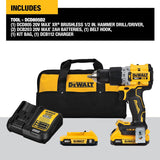 DeWalt DCD805D2 20V MAX XR Brushless Cordless 1/2 in. Hammer Drill/Driver Kit