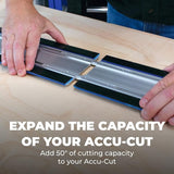 Kreg KMA2750 Accu-Cut Expansion Pack - For Circular Saw Track - Compatible with Accu-Cut (KMA2700) - Track Guide Rail - Woodworking Tools