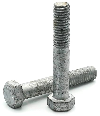 1/4"-20 x 1" Hex Cap Screw Hot Dipped Galvanized Hex Bolt Partial Thread