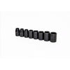Crescent CIMS1N 1/2 in. X 1/2 in. drive Metric 6 Point Impact Socket Set 8 pc