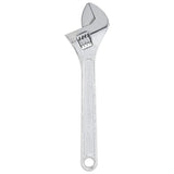 Vulcan Tools Adjustable Wrench, 15 in OAL, Steel, Chrome