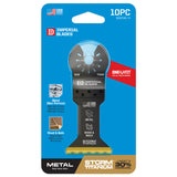 Milwaukee IBOAT340-10 Imperial Blades IBOAT340-10 One Fit 1-3/4" Storm Titanium Metal Blade, 10PC