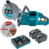 Makita GEC03T 40V max XGT® Brushless Cordless 9" Power Cutter Kit, with AFT®, Electric Brake (5.0 Ah)