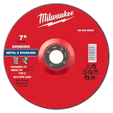 Milwaukee 49-94-0533 7" x 1/4" x 7/8" Metal Grinding Wheel - Type 27