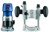 Bosch, GKF125CEN, Palm Router, 1.25 hp; 7 A, 16,000 to 35,000 RPM, Fixed Base