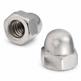 #10-24 Stainless Steel Cap Acorn Hex Nuts UNC Grade 18-8 / 304