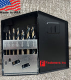 Norseman 7pc Acrylic Plexiglass ABS 60 Deg M7 Drill Bit Set 1/2-1/8 USA MADE AD7
