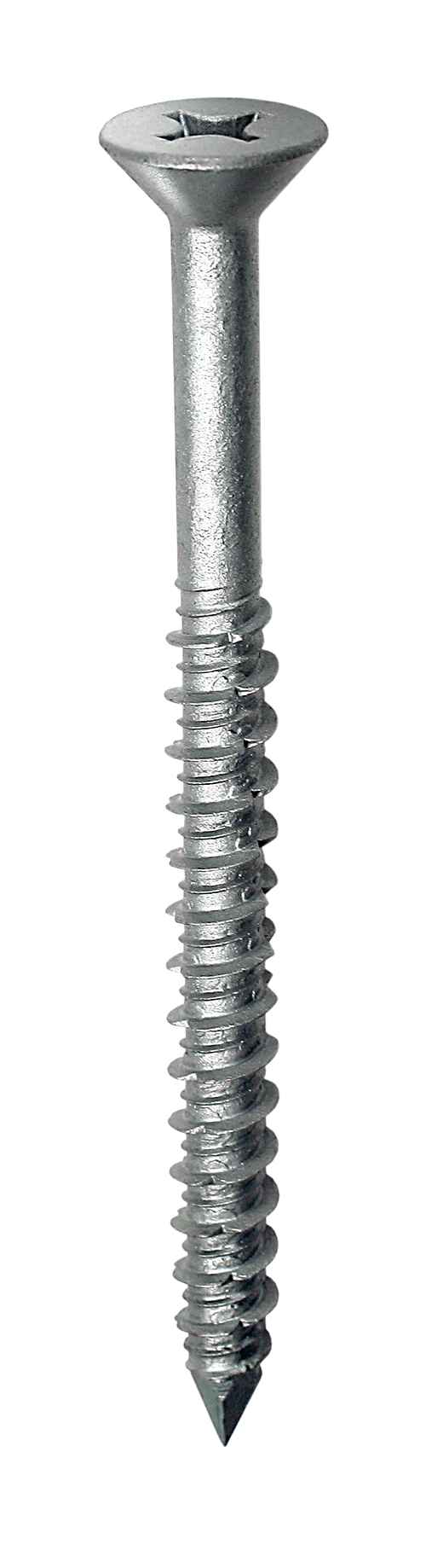1/4" X 2 1/4" Stainless Steel Flat Head Concrete Masonry Tapcon Anchor Screw