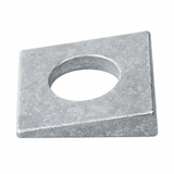 1/2" Beveled Square Washers Black Malleable Steel Steel Wedge Washers Tapered Bevel