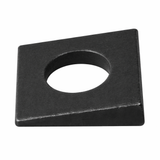 1/2" Beveled Square Washers Black Malleable Steel Steel Wedge Washers Tapered Bevel