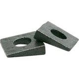 3/8" Plain Beveled Square Washers Malleable Wedge Washers Tapered Bevel Black