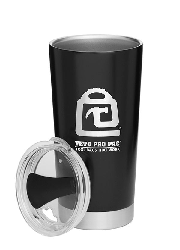 Veto Pro Pac 20 OZ BLACK TUMBLER - Drinkware