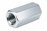 7/8"-9 x W 1 1/4" x L 2 1/2" Coupling Nuts Hot Dip Galvanized Rod Hex Long