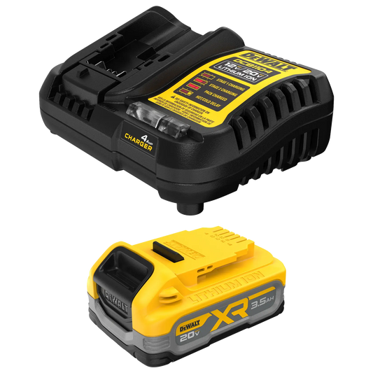 DEWALT, DCB230C, Battery Pack with Charger, 20V, 3 Ah, Lithium-Ion, Cordless, 45 min Charge Time