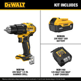 DeWalt DCD798P1 20V MAX* 1/2-In. Hammer Drill Kit