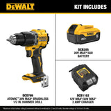 DeWalt DCD799P1 DEWALT 20V MAX ATOMIC 1/2-in. Hammer Drill Kit