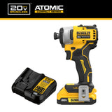 DEWALT, DCF809D1, Impact Driver, 1/4 in Drive, Brushless Motor, 20 V, 1717 in-lbs Torque, 2800 RPM