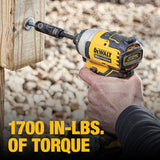 DEWALT, DCF809D1, Impact Driver, 1/4 in Drive, Brushless Motor, 20 V, 1717 in-lbs Torque, 2800 RPM