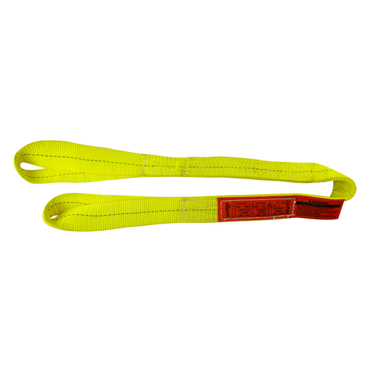 LIFT-ALL 1" X 2' E/E 2-PLY W/ 7" TWISTED EYES WEBMASTER 1600 POLYESTER WEB SLING