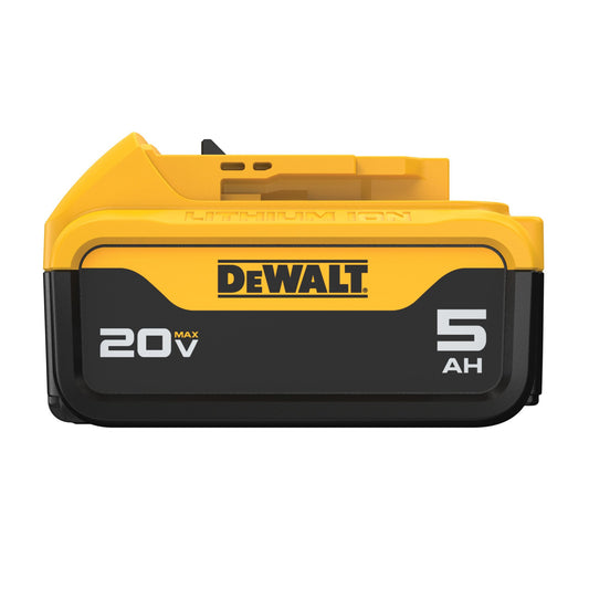 DEWALT, DCB205, Battery, 20V, 5 Ah, Lithium-Ion, Compatible with 20V MAX Tools