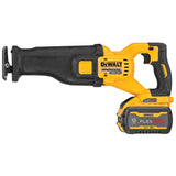 DEWALT, DCS389X1, Reciprocating Saw, 60V MAX; Brushless; 1-1/8 in Stroke Length; 3000 SPM; Includes 9 Ah Battery
