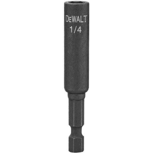 DEWALT, DW2221IRB, Nut Driver Drill Bit, 1/4 in, Length 2.630 in, Height 0.430 in, Width 0.430 in