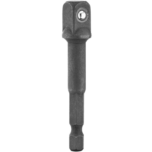 DEWALT, DW2542IRB, Socket Adapter, 1/4 in. Hex Shank, 3/8 in. Drive, Hardened Steel, 2,000 in-lb Torque