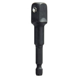 DEWALT, DW2547IRB, Socket Adapter, 1/4 in Hex Shank; 1/2 in Drive, 2,000 in-lb Torque, Hardened Steel