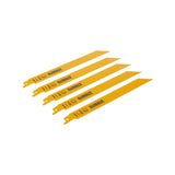 DEWALT, DW4809B, Reciprocating Saw Blade, Bi-Metal, 8 in, 14 TPI