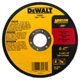 DEWALT DW8063 5-Inch by .045-Inch by 7/8-Inch Abrasive Metal/INOX Cutting Wheel