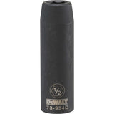 DeWalt DWMT73934OSP Mechanics 6 Point 1/2" Drive Deep Impact Socket 1/2" SAE
