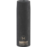 DeWalt DWMT73947OSP Mechanics 6 Point 1/2" Drive Deep Impact Socket 14 MM
