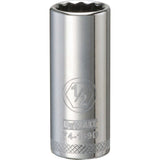DeWalt DWMT74139OSP Mechanics 12 Point 3/8" Drive Deep Socket 1/2" SAE