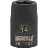 DeWalt DWMT75102OSP Mechanics 6 Point 1/2" Drive Impact Socket 14 MM