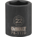 DeWalt DWMT75112OSP Mechanics 6 Point 1/2" Drive Impact Socket 22 MM