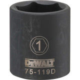 DeWalt DWMT75119OSP Mechanics 6 Point 1/2" Drive Impact Socket 1" SAE
