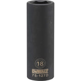 DeWalt DWMT75127OSP Mechanics 6 Point 1/2" Drive Deep Impact Socket 18 MM