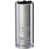 DeWalt DWMT86325OSP Mechanics 6 Point 3/8" Drive Deep Socket 13 MM