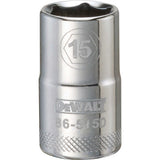 DeWalt DWMT86515OSP Mechanics 6 Point 1/2" Drive Socket 15 MM