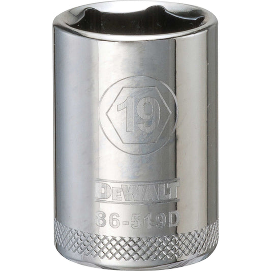 DeWalt DWMT86519OSP Mechanics 6 Point 1/2" Drive Socket 19 MM