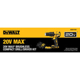 DeWalt DCD777D1 DEWALT® 20V MAX* Compact Brushless Drill/Driver Kit