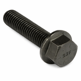 3/8"-16 x 1-1/4" Grade 8 Flange Frame Bolt Plain Black